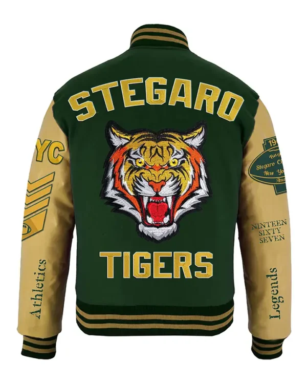 Quinton Green Stegaro Tiger Varsity Jacket Back