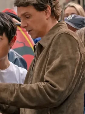 Ralph Macchio Karate Kid Legends Suede Jacket
