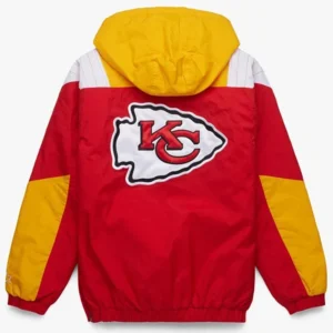 Roach Polyester Kansas City Chiefs Starter Pullover Jacket Back