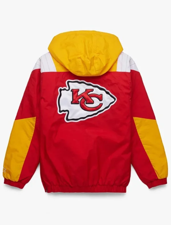 Roach Polyester Kansas City Chiefs Starter Pullover Jacket Back