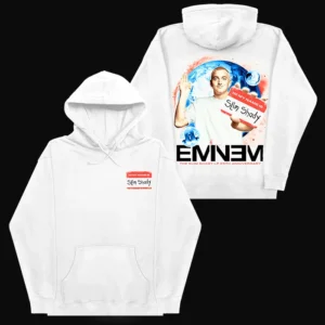 Robertson Eminem Slim Shady White Hoodie Front