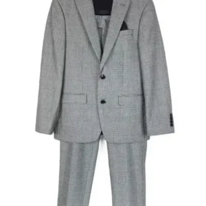 Roosevelt Mens Grey Cotton Suit