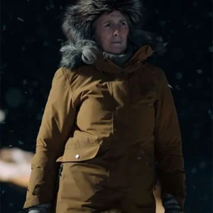 Rose Aguineau True Detective S04 Brown Hooded Jacket
