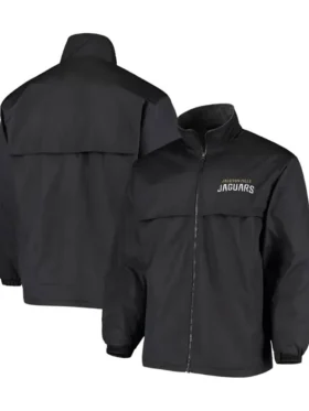 Runolfsdottir NFL Jacksonville Jaguars Black Full Zip Jacket