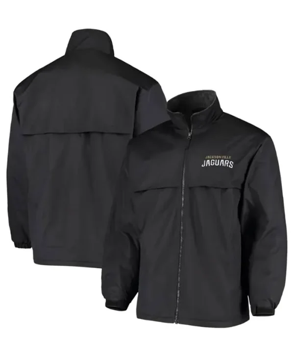 Runolfsdottir NFL Jacksonville Jaguars Black Full Zip Jacket