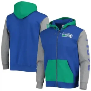 Samara Seattle Seahawks Zip Bomber Jacket