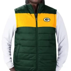 Selena Green Bay Packers G III Sports Puffer Vest
