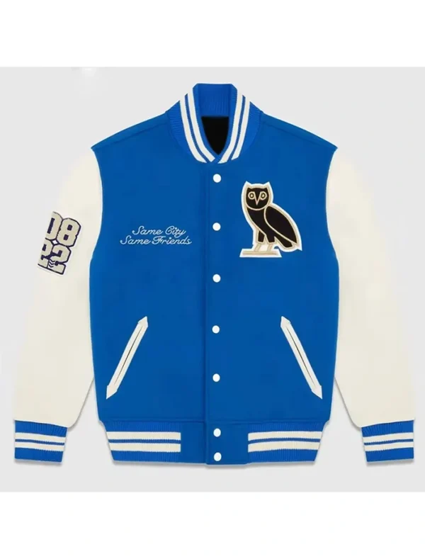 Seleukos OVO Same City Same Friends Wool Varsity Jacket