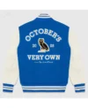 Seleukos OVO Same City Same Friends Wool Varsity Jacket Back