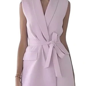 Selling the City Gisselle Meneses Sleeveless Blazer