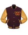 Septimus Washington Commander Maroon And Yellow Wool Jacket