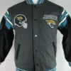 Shania Farrell Jacksonville Jaguars G III Grey Varsity Jacket