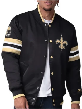 Shelton New Orleans Saints Black Jacket