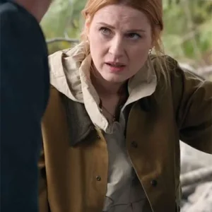 Shop Alexandra Breckenridge Virgin River S06 Brown Cotton Jacket