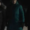 Shop Evangeline Navarro True Detective S04 Green Puffer Coat