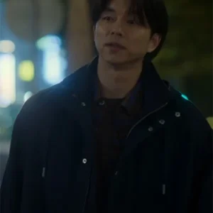 Shop Gong Yoo The Trunk S01 Black Coat