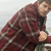 Shop James Norton Playing Nice Red Cotton Shirt