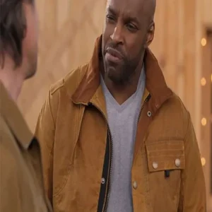 Shop John Middleton Virgin River S06 Brown Jacket