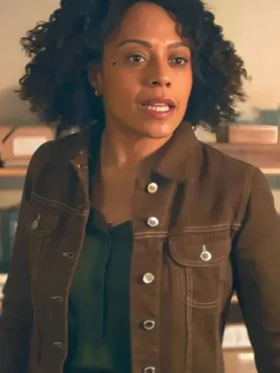 Shop Kat Donovan Missing You Brown Cotton Jacket