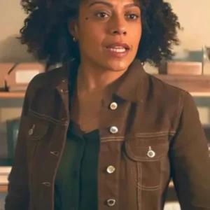 Shop Kat Donovan Missing You Brown Cotton Jacket