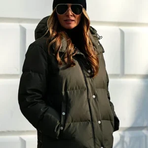 Shop Melania Trump Green Jacket