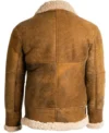 Shop Men Aviator B3 Brown Leather Shearling Jacket