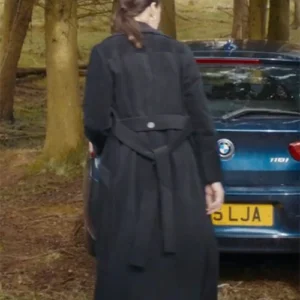 Shop Nia Emin Missing You S01 Black Trench Coat