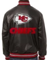 Shop Now Mens Black Kansas City Chiefs Leather Jacket For Men