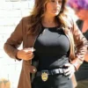 Shop Olivia Benson Law Order SVU Brown Leather Jacket