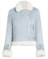 Shop Trina Robinson General Hospital Denim Shearling Jacket