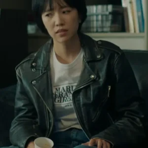 Si Jeong The Trunk Black Leather Jacket