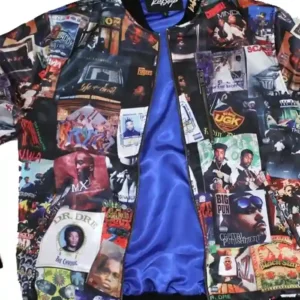 Snoop Dogg Hip Hop The Bomb 90s Bomber Jacket