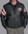Solomon Black Niners Leather Jacket 
