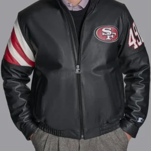 Solomon Black Niners Leather Jacket