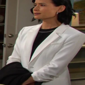Sophia choi Days Of Our Lives White Blazer
