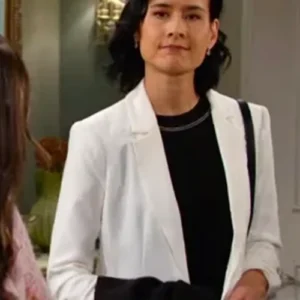 Sophia choi Days Of Our Lives White Blazer For Sale