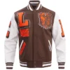 Spencer Varsity Cleveland Browns Wool Letterman Jacket