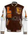Spencer Varsity Cleveland Browns Wool Letterman Jacket front