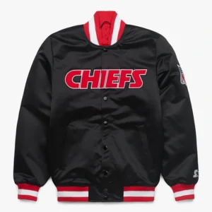 Starter Blackout Heavyweight Satin Chiefs Outerwear