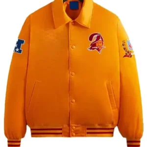 Strosin Tampa Bay Buccaneers Orange Varsity Jacket