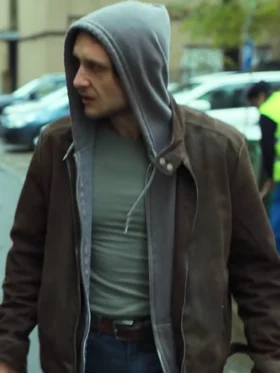 Subteran S01 Roman Brown Suede Leather Jacket For Sale