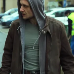 Subteran S01 Roman Brown Suede Leather Jacket For Sale