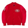 Sybil San Francisco 49ers MA 1 Red Varsity Jacket