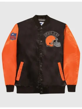 Team Cleveland Browns Starter Wool Varsity Jacket