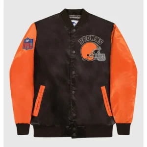 Team Cleveland Browns Starter Wool Varsity Jacket