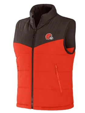 Team NFL Cleveland Browns Puffer Vest