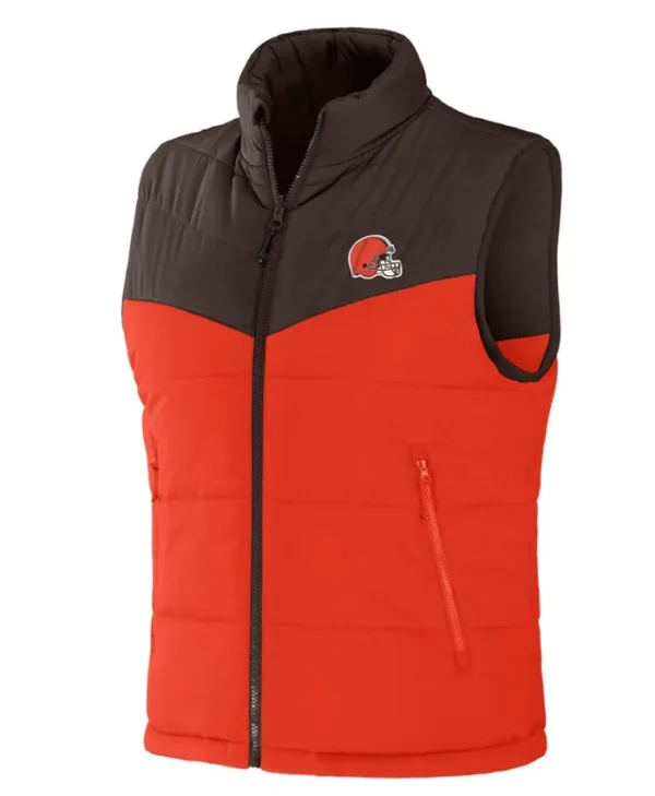 Team NFL Cleveland Browns Puffer Vest