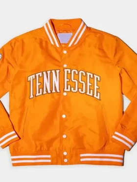 Tennessee Volunteers Homefield Orange Satin Varsity Jacket