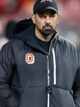 Tennessee v Ohio State Ryan Day Black Puffer Jacket