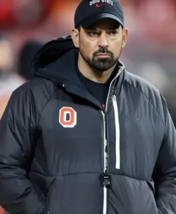 Tennessee v Ohio State Ryan Day Black Puffer Jacket